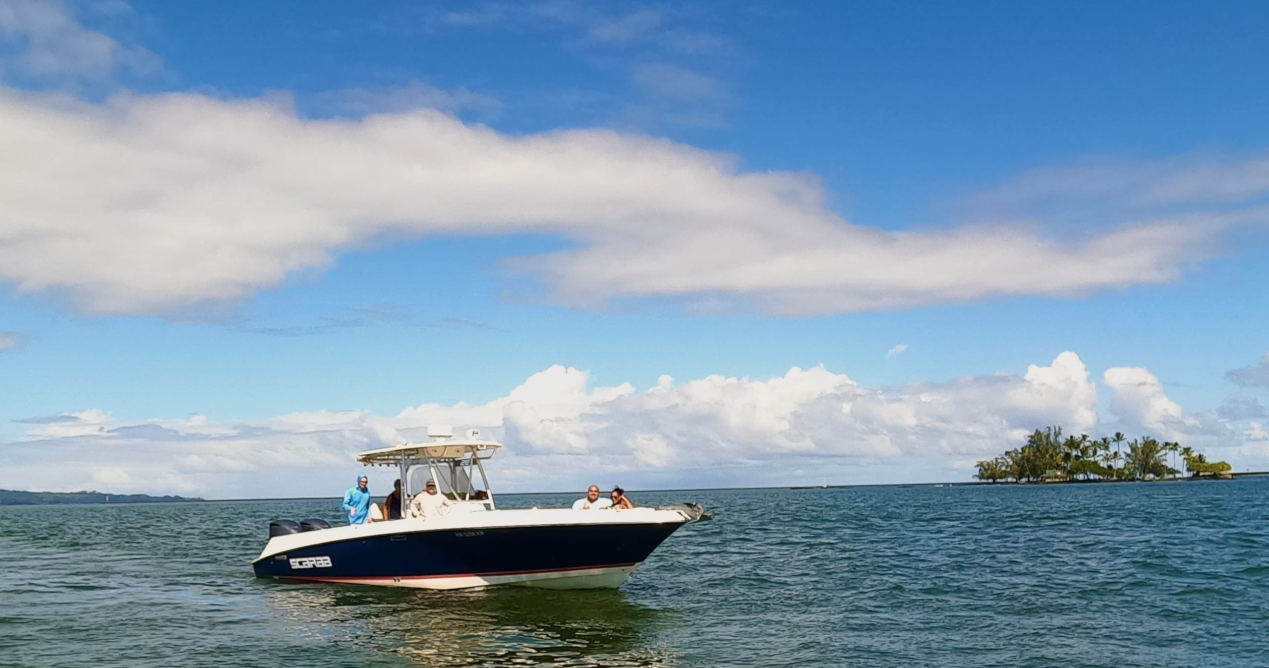 Private Boat Charter Aboard Our 36’ Scarab