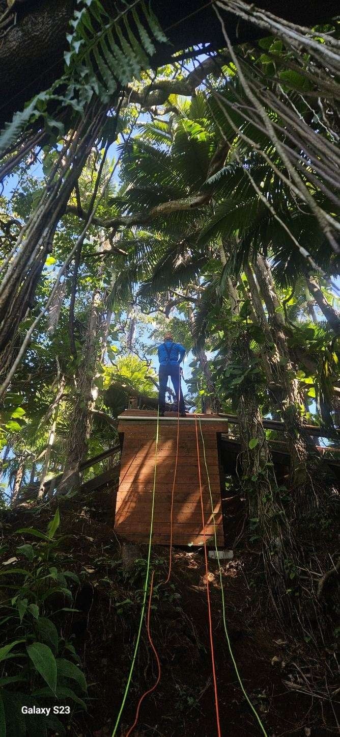 Rappel Basecamp Adventure to the Waterfall